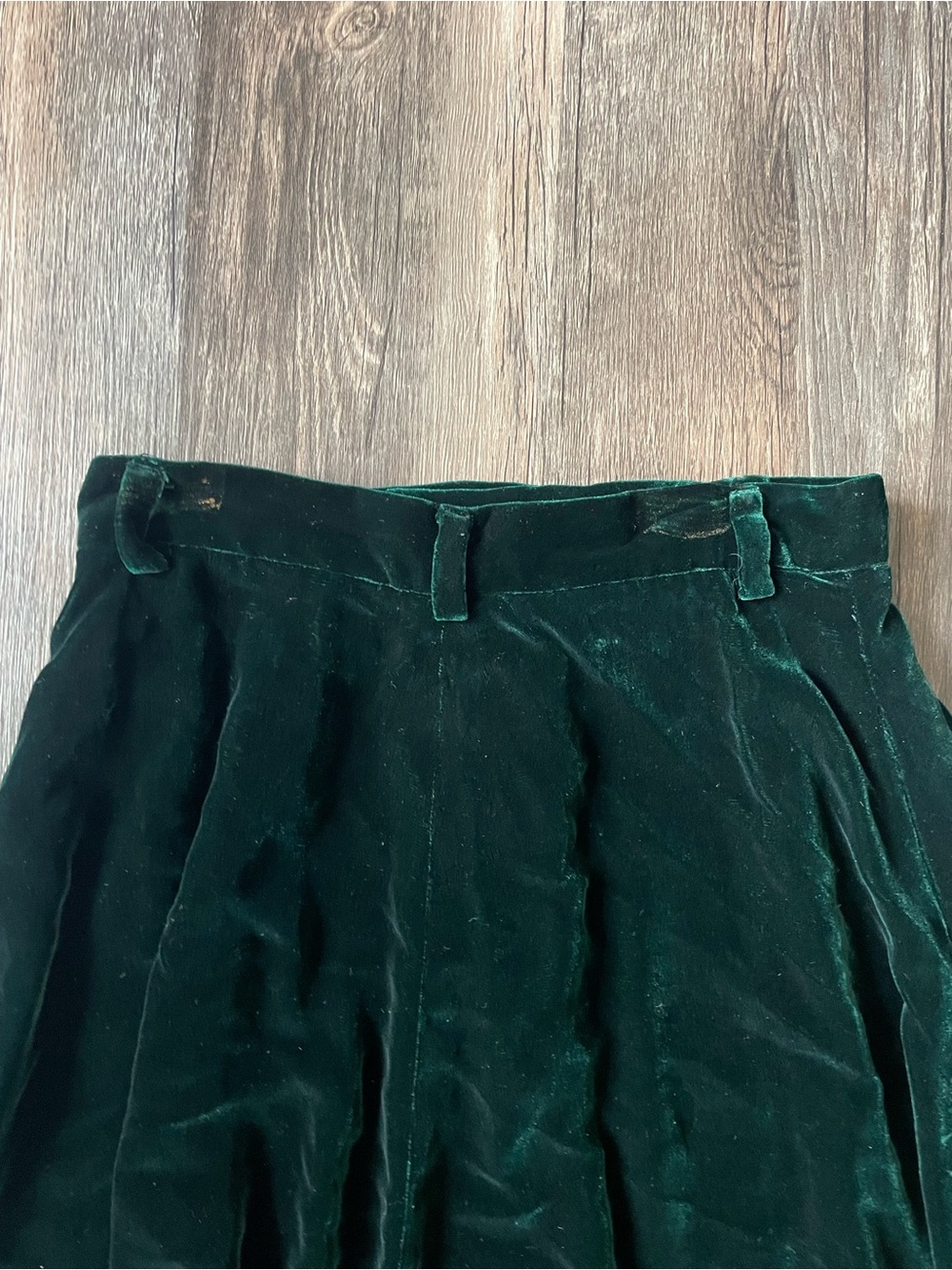 Vintage Ralph Lauren Green Velvet Blazer + Maxi Skirt Set - Picture 7 of 8